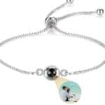 Pulsera ajustable con foto personalizada