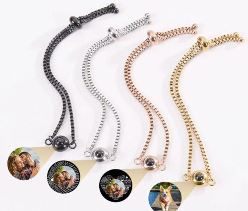 Pulsera ajustable con foto personalizada: imagen 3