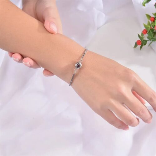 Pulsera ajustable con foto personalizada: imagen 4