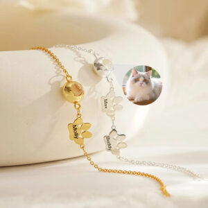 Pulsera 'Huella gatuna' – El Recuerdo de tu Gato Siempre Contigo