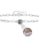 Pulsera de eslabón con foto personalizada