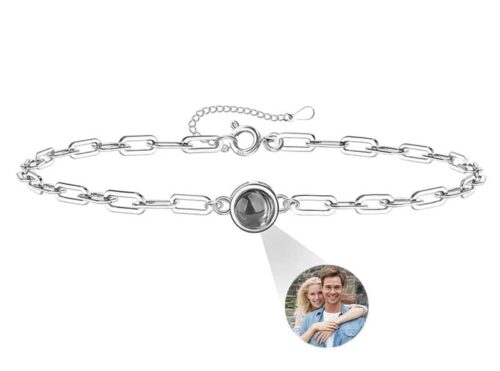 Pulsera de eslabón con foto personalizada