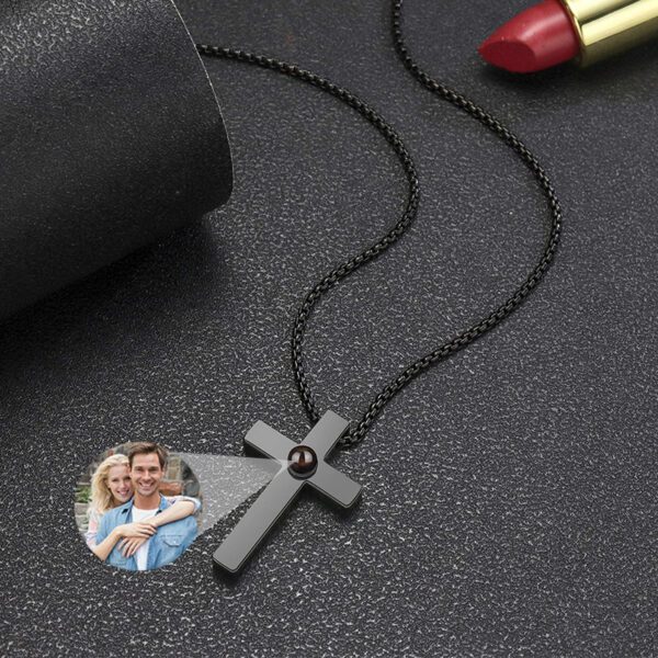 Colgante Cruz con Foto Personalizada