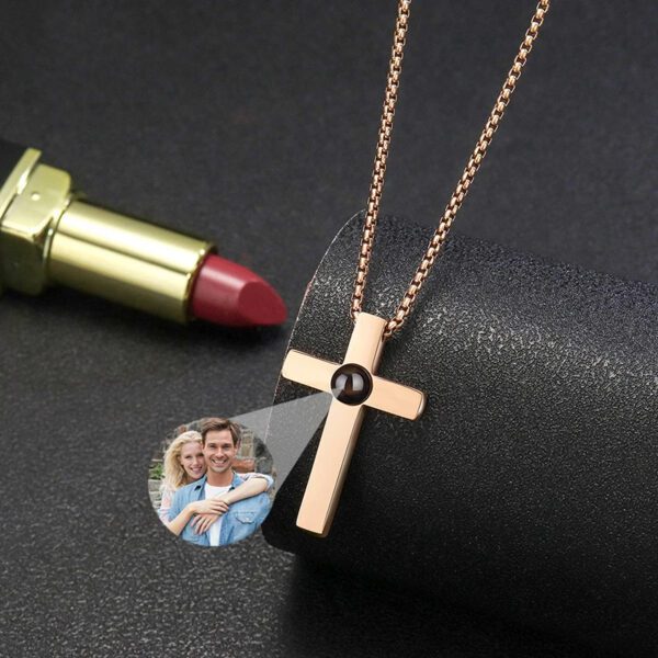 Colgante Cruz con Foto Personalizada