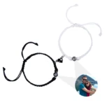 Pulseras Magnéticas para Parejas con Foto