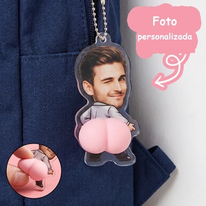 Llavero personalizado con foto 3D divertido regalo despedida de soltero