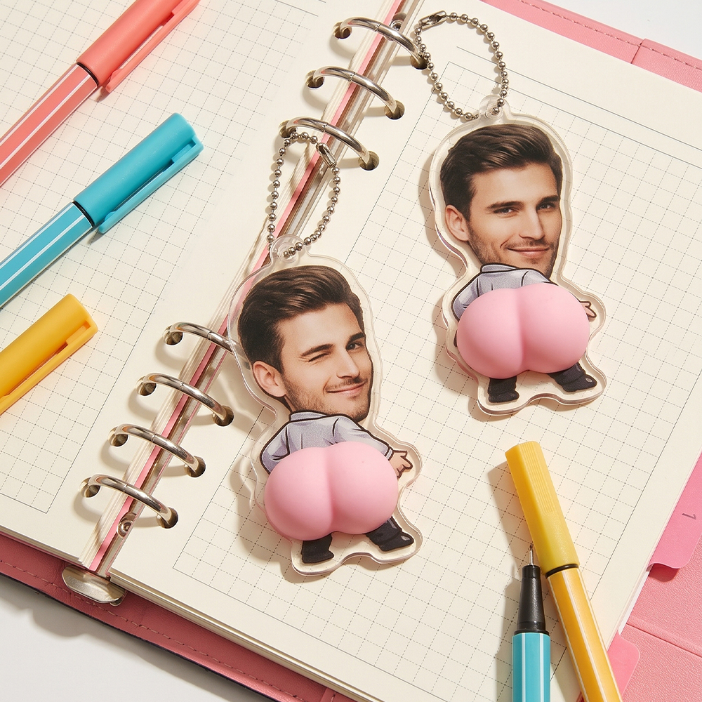 Regalo original divertido llavero con foto personalizada para amigos y despedidas